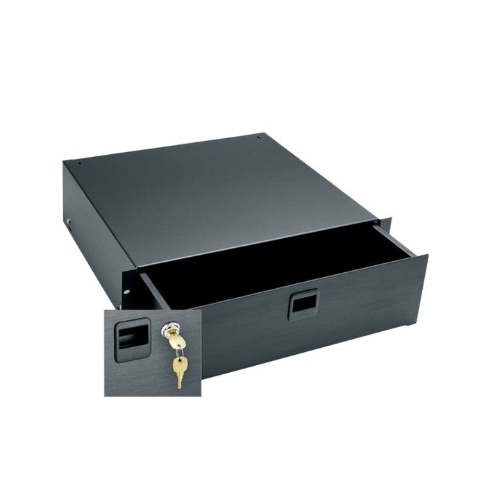 Middle Atlantic 3 RU Drawer, Anodized with Lock