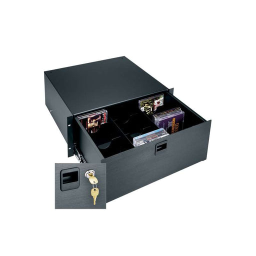 Middle Atlantic 4 RU Drawer, Anodized with Lock