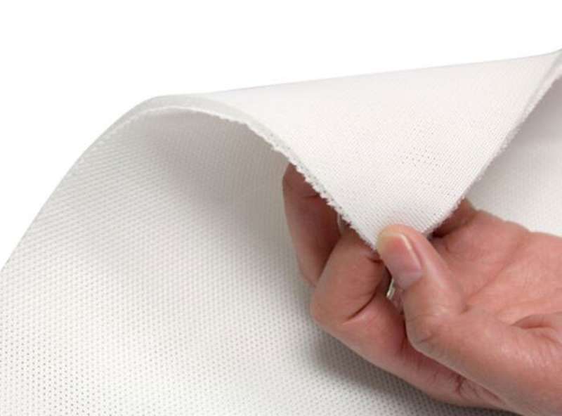 Elite GolfSim DIY, Do-it-Yourself ImpactWhite 360 Golf Impact Screen Material, Velvet Border with Metal Grommets, 118.1" x 157.5", Folded Packing