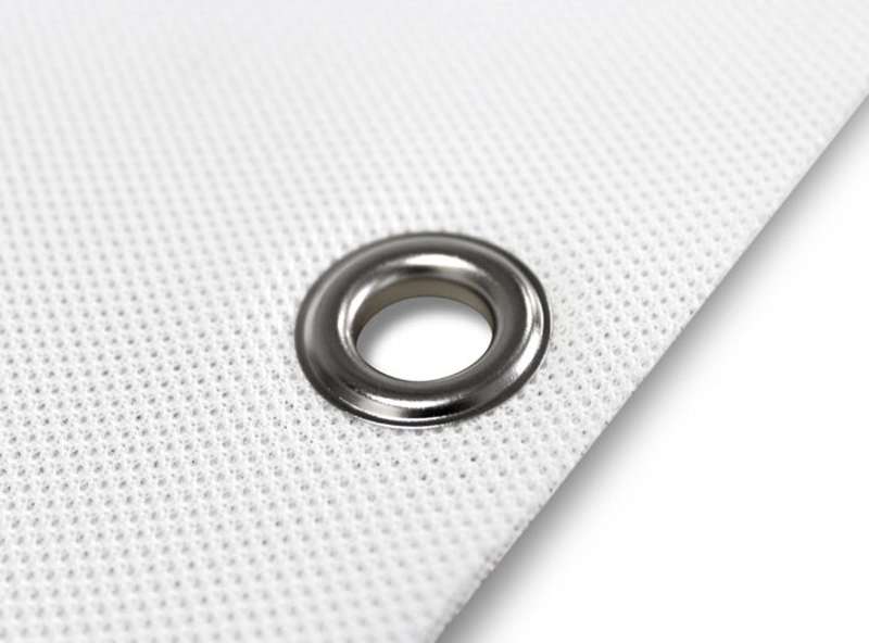 Elite GolfSim DIY, Do-it-Yourself ImpactWhite 360 Golf Impact Screen Material, Velvet Border with Metal Grommets, 118.1" x 157.5", Folded Packing