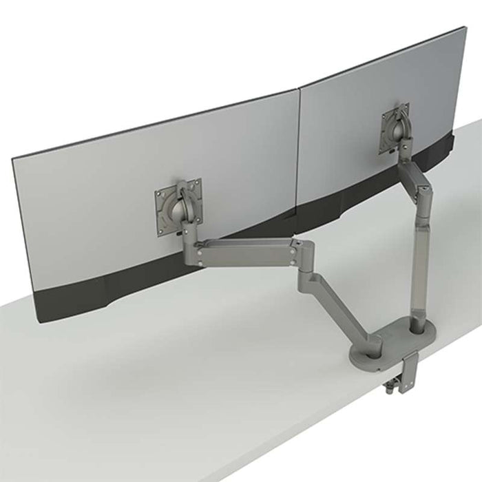 Chief DMA2S Monitor Arm Mount, Dual, Silver