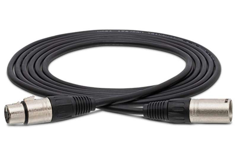 Hosa Technology DMX512 Cable, XLR5M to XLR5F, 3 ft