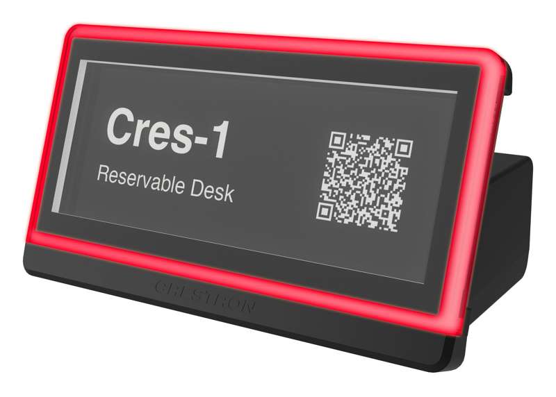 Crestron Desk Scheduling Status Indicator