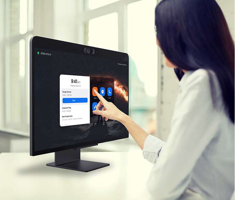 DTEN D7X 27 27" Full HD All-in-One Video Conferencing and Collaboration Monitor