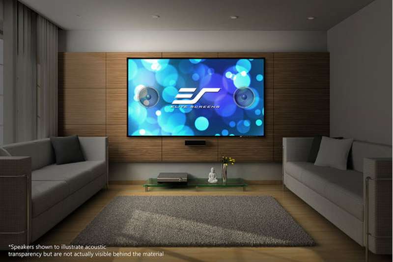 Elite Screens Aeon AcousticPro UHD Series 120 Inch Diagonal Fixed Frame Screen
