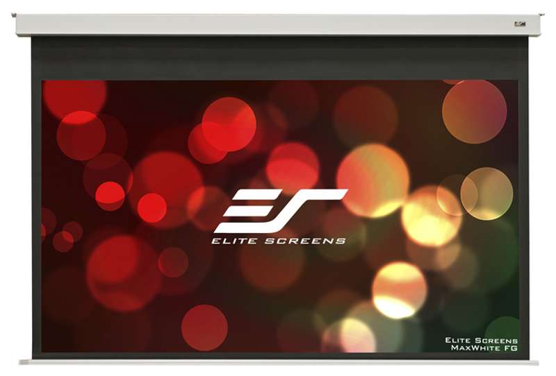 Elite Screens Evanesce B Series, 110-inch Diag., 16:9 Electric Screen, MaxWhite Fiberglass (FG) Material