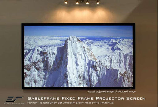 Elite Screens Sable Frame CineGrey 3D Series 120 Inch Diagonal Fixed Frame Screen