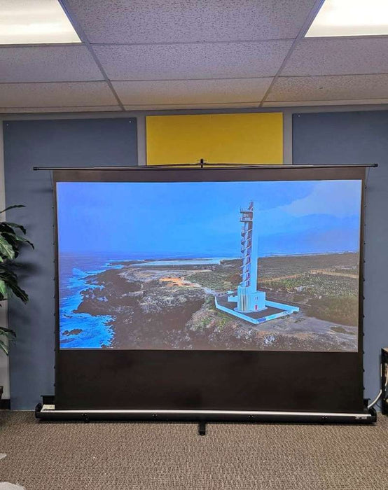 Elite Screens ezCinema Tab-Tension CineGrey 4D Series, 123-inch Diag., 16:9 Portable Screen