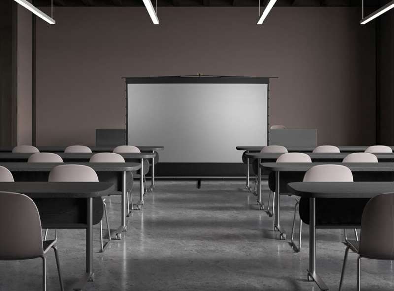 Elite Floor Riser Pro CineGrey 4D Series, 121-inch Diag. 16:9 Portable Screen, CineGrey 4D Material