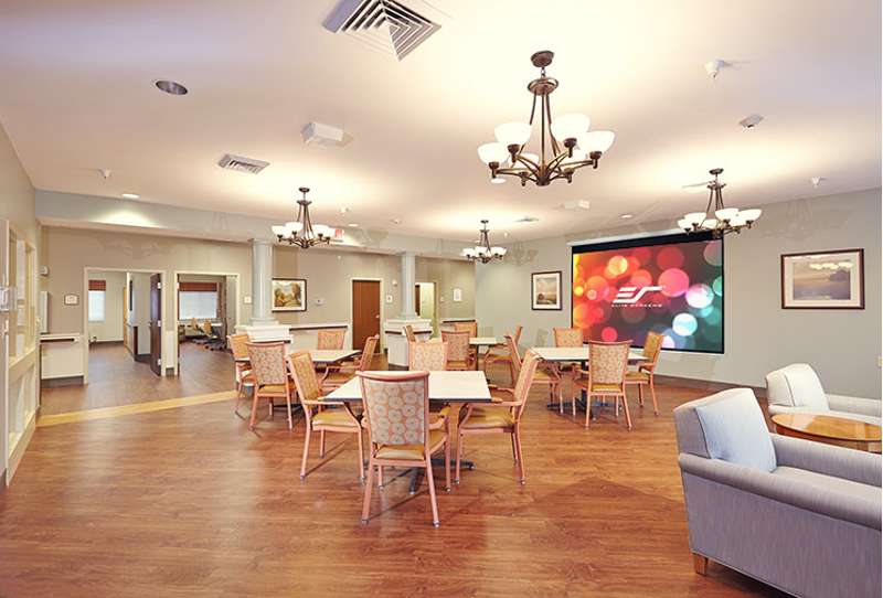 Elite Screens Manual B Series, 135-inch Diag., 16:9 Manual Screen, MaxWhite2 Material