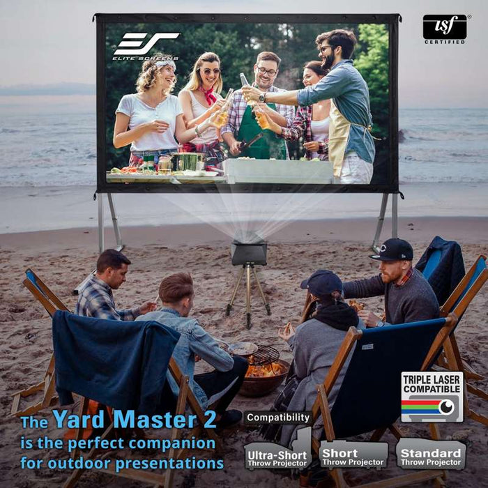 Elite Screens Yard Master 2 Series 105 Inch Diagonal Outdoor/Indoor Portable Screen