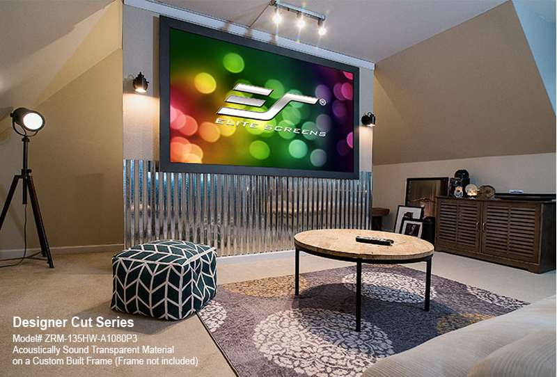Elite Screens Designer Cut CineGrey 5D Series, 135-inch Diag., 16:9 DIY Screen