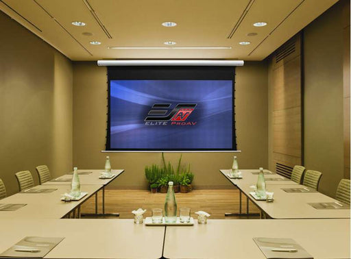 Elite Screens Saker Tab-Tension CineGrey 5D Series, 150-inch Diag. 16:9 Electric Screen, CineGrey 5D Material