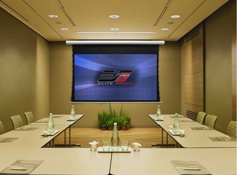 Elite Screens Saker Tab-Tension CineGrey 5D Series, 180-inch Diag. 16:9 Electric Screen, CineGrey 5D Material