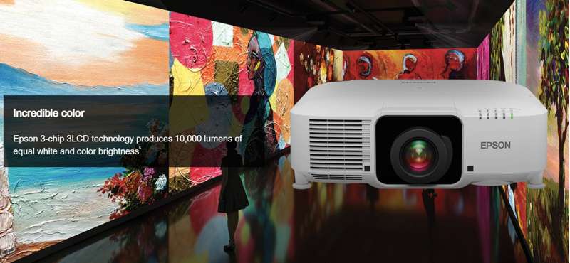 Epson EB-PQ2010W 10,000-Lumen 4K 3LCD Laser White Projector