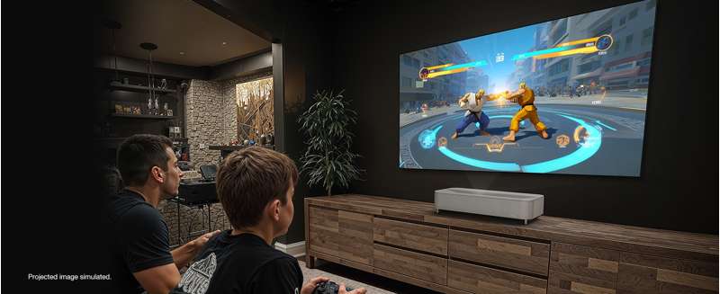 Epson Lifestudio Grand Plus LS970W Ultra Short Throw Laser Projector, White