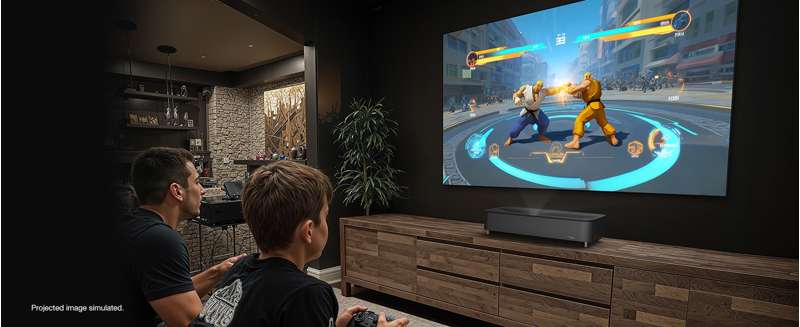 Epson Lifestudio Grand Plus LS970B Ultra Short Throw Laser Projector, Black
