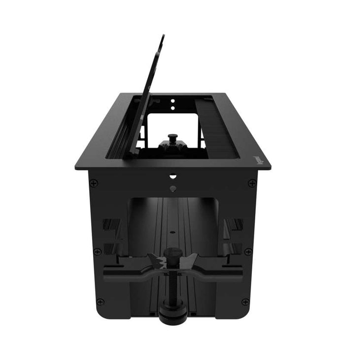 Wiremold Empty Access Table Box, Black