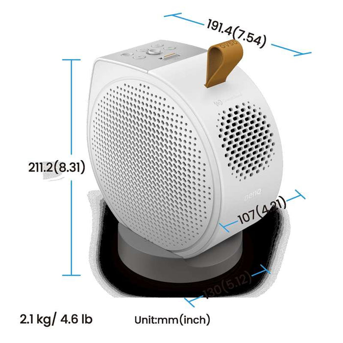 BenQ GV50 1080p 500 Lumens Laser Portable Ceiling Projector