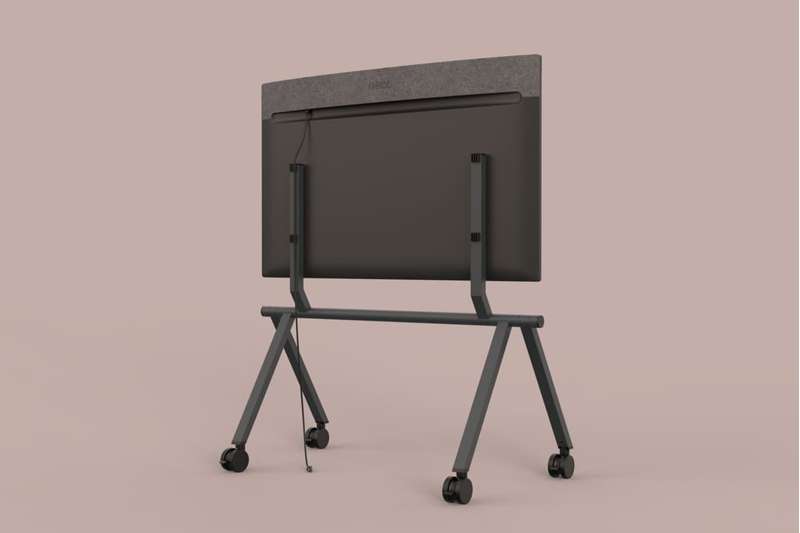 Heckler Design Mobile Rolling Stand for Neat Board Pro, Black/Gray