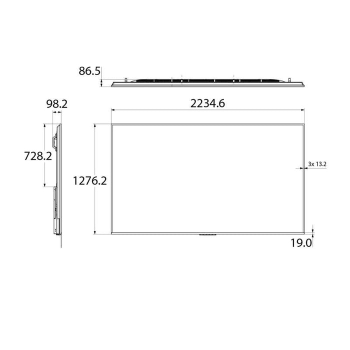 Hisense 100DM66GE 100" 4K UHD Digital Signage Display