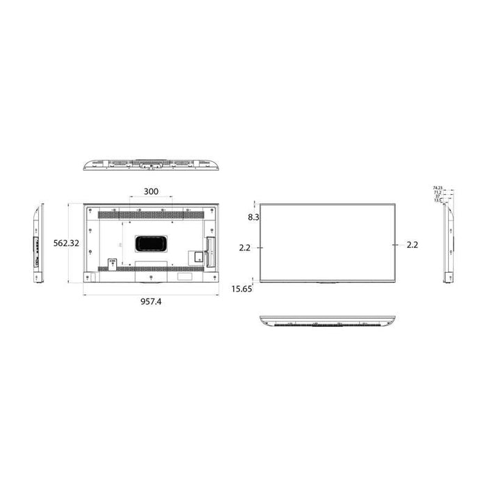 Hisense 43DP30FE 43" 4K UHD Digital Signage Display