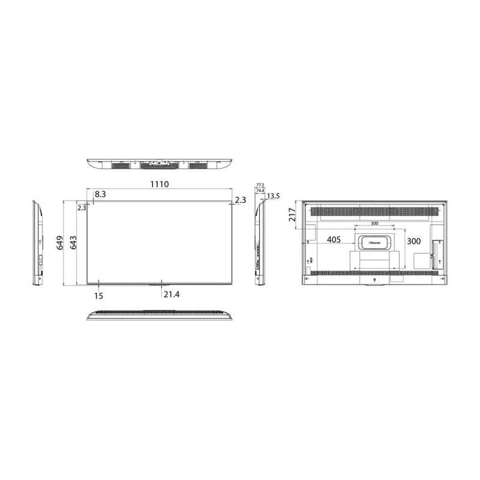 Hisense 50DP30FE 50" 4K UHD Digital Signage Display