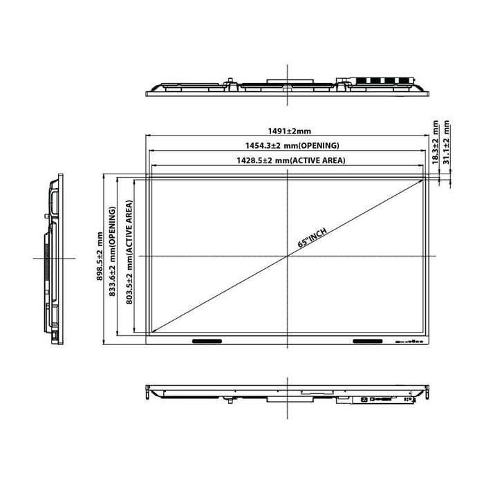 Hisense 65WE3FE 65" 4K UHD Interactive Display