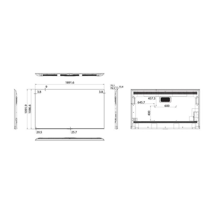 Hisense 85DP30FE 85" 4K UHD Digital Signage Display