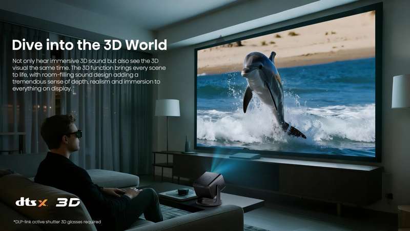 Hisense C3 Triple Color Smart 4K Laser Projector (Up to 300‘’)