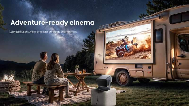 Hisense C3 Triple Color Smart 4K Laser Projector (Up to 300‘’)