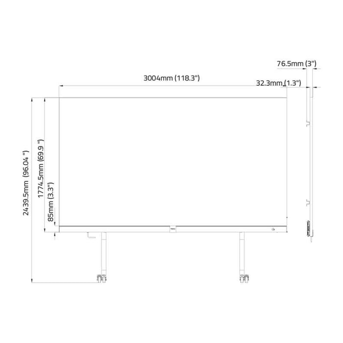 Hisense HAIO136DE 136" All-in-One DVLED Display
