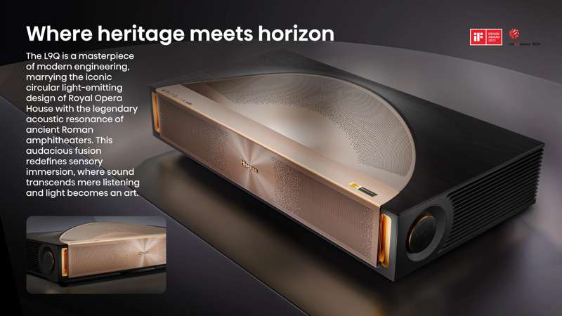 Hisense L9Q Triple Laser Ultra Short Throw Projector (up to 200")