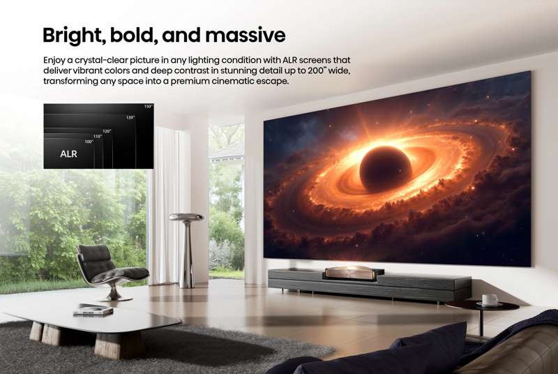 Hisense L9Q Triple Laser Ultra Short Throw Projector (up to 200")