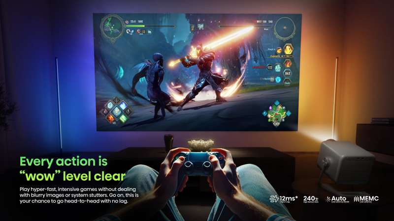 Hisense M2 Pro 4K UHD Triple Laser Smart Mini Projector