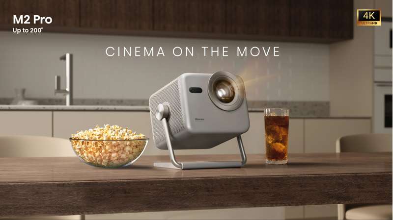 Hisense M2 Pro 4K UHD Triple Laser Smart Mini Projector