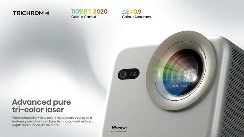 Hisense M2 Pro 4K UHD Triple Laser Smart Mini Projector