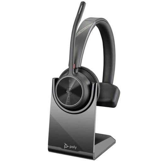 Poly Voyager 4310 Microsoft Teams Certified USB-A Headset + BT700 dongle + Charging Stand (77Y93AA)