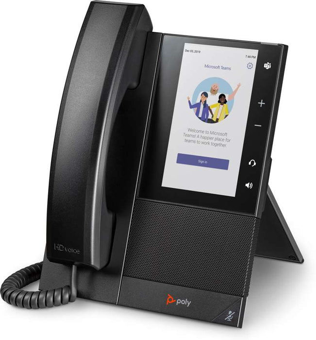 Poly CCX 505 Business Media Phone for Microsoft Teams with PoE‑Enabled (82Z79AA)