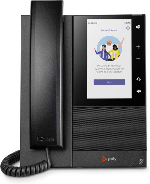 Poly CCX 505 Business Media Phone for Microsoft Teams with PoEÃƒÂ¢Ã¢â€šÂ¬Ã¢â‚¬ËœEnabled (82Z79AA)