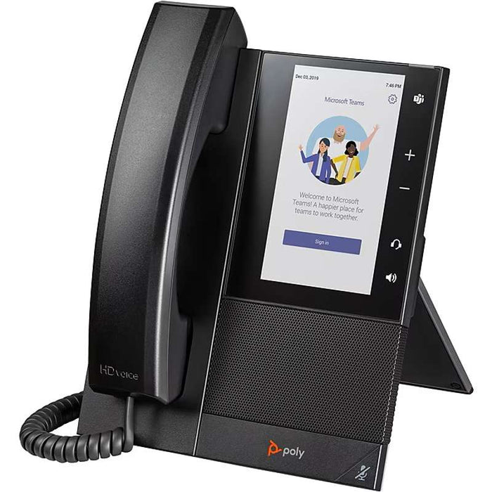 Poly CCX 505 Business Media Phone for Microsoft Teams with PoE‑Enabled, TAA‑Compliant, US (849A5AA#ABA)