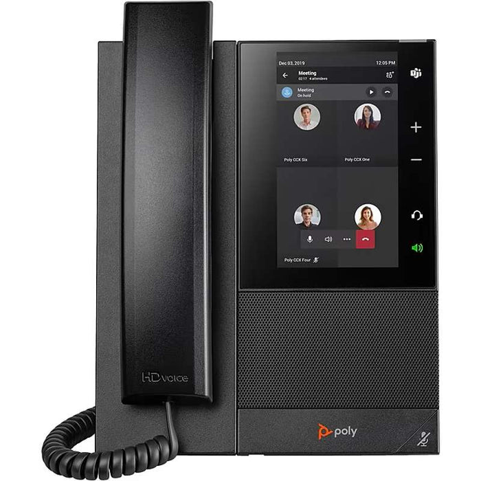 Poly CCX 505 Business Media Phone for Microsoft Teams with PoE‑Enabled, TAA‑Compliant, US (849A5AA#ABA)