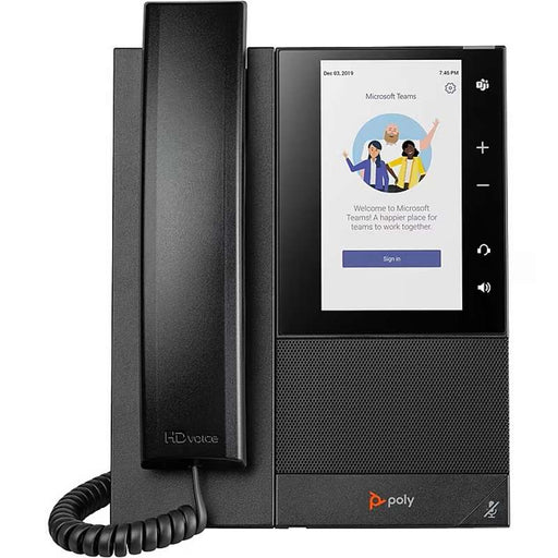 Poly CCX 505 Business Media Phone for Microsoft Teams with PoEÃƒÂ¢Ã¢â€šÂ¬Ã¢â‚¬ËœEnabled, TAAÃƒÂ¢Ã¢â€šÂ¬Ã¢â‚¬ËœCompliant, US (849A5AA#ABA)