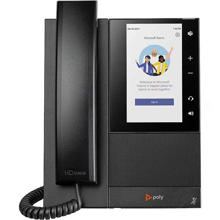Poly CCX 505 Business Media Phone for Microsoft Teams with PoE‑Enabled, TAA‑Compliant, US (849A5AA#ABA)