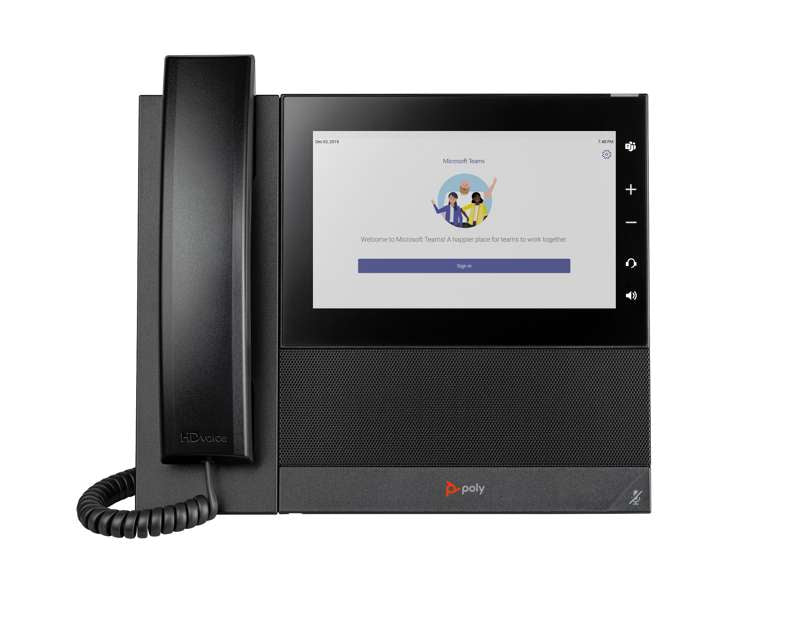Poly CCX 600 Business Media Phone for Microsoft Teams with PoE‑Enabled, TAA‑Compliant, US (849A8AA#ABA)