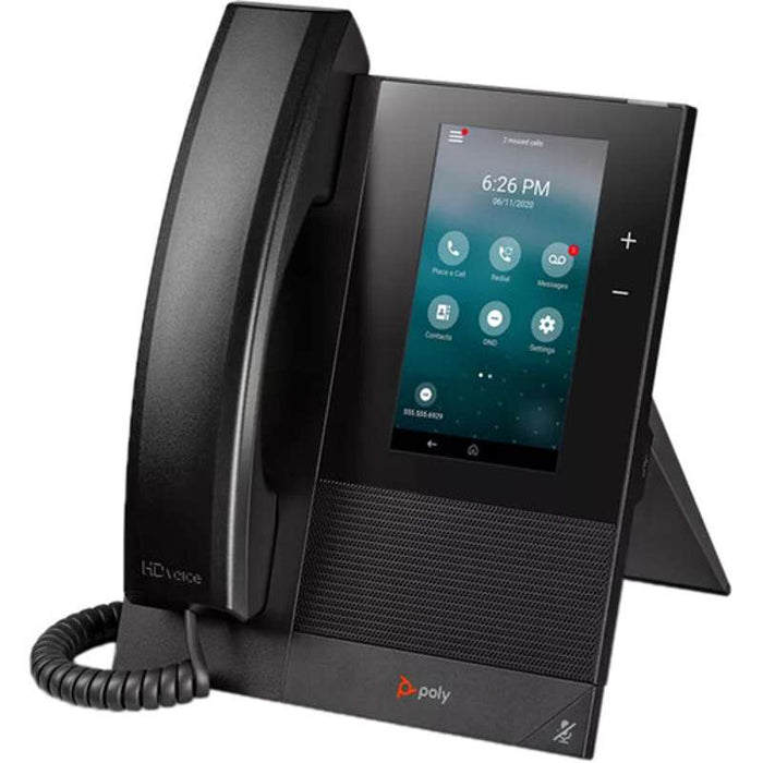 Poly CCX 400 Business Media Phone with Open SIP and Power Supply, US (84C14AA#ABA)