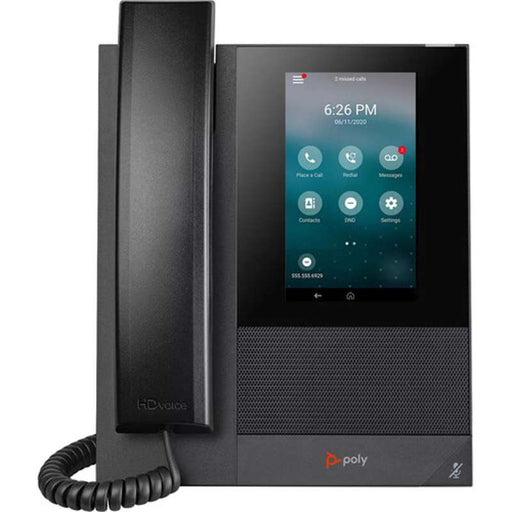 Poly CCX 400 Business Media Phone with Open SIP and Power Supply, US (84C14AA#ABA)