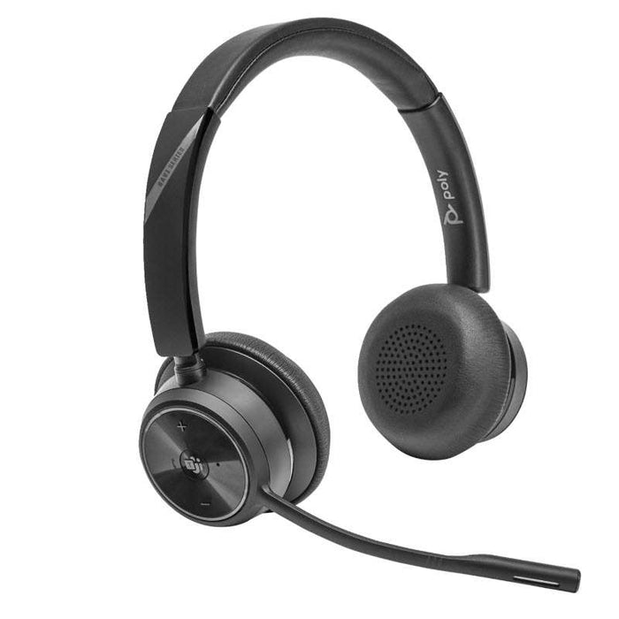 Poly Savi 7420 Office Stereo Microsoft Teams Certified DECT Wireless Headset (8L583AA#ABA)