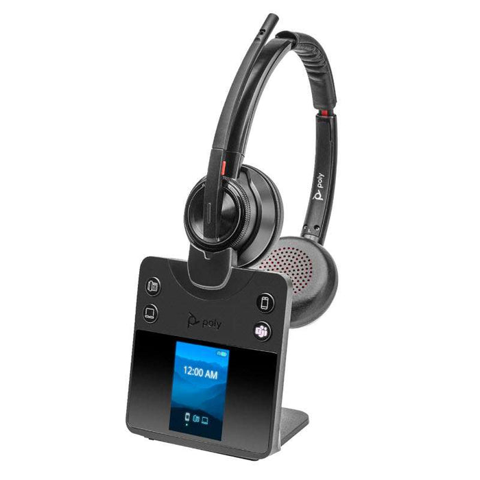 Poly Savi 8420 Office Stereo Microsoft Teams Certified DECT Wireless Headset (8L7F5AA#ABA)