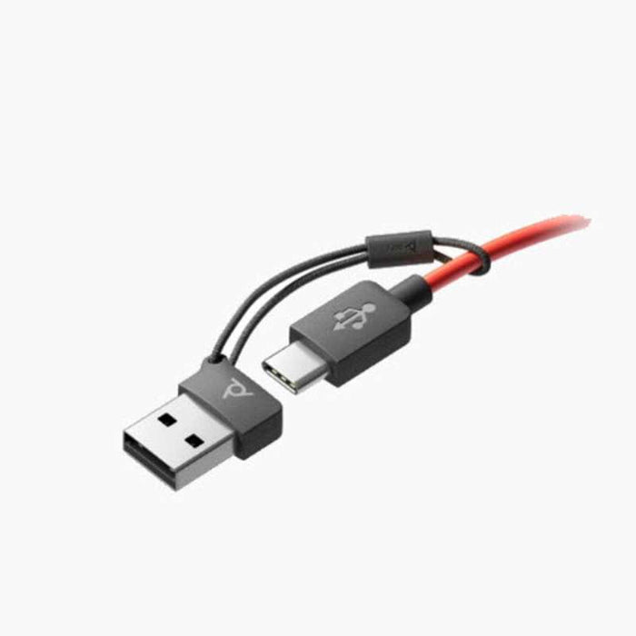Poly Blackwire 3325 Stereo USB-C Headset +3.5mm plug +USB-C/A Adapter (8X221AA)
